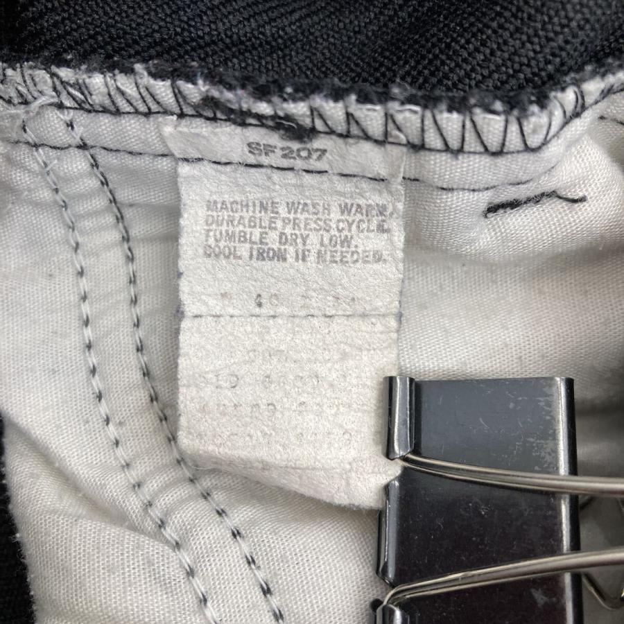 90s Levi's スタプレ スラックスパンツ XL〜 ブラック リーバイス