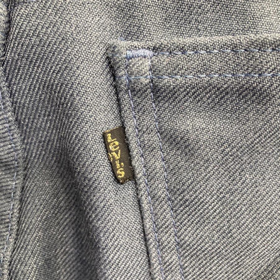 90s USA製 Levi's スタプレ スラックスパンツ W34 ブルーグレー