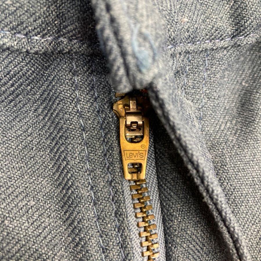 90s USA製 Levi's スタプレ スラックスパンツ W34 ブルーグレー