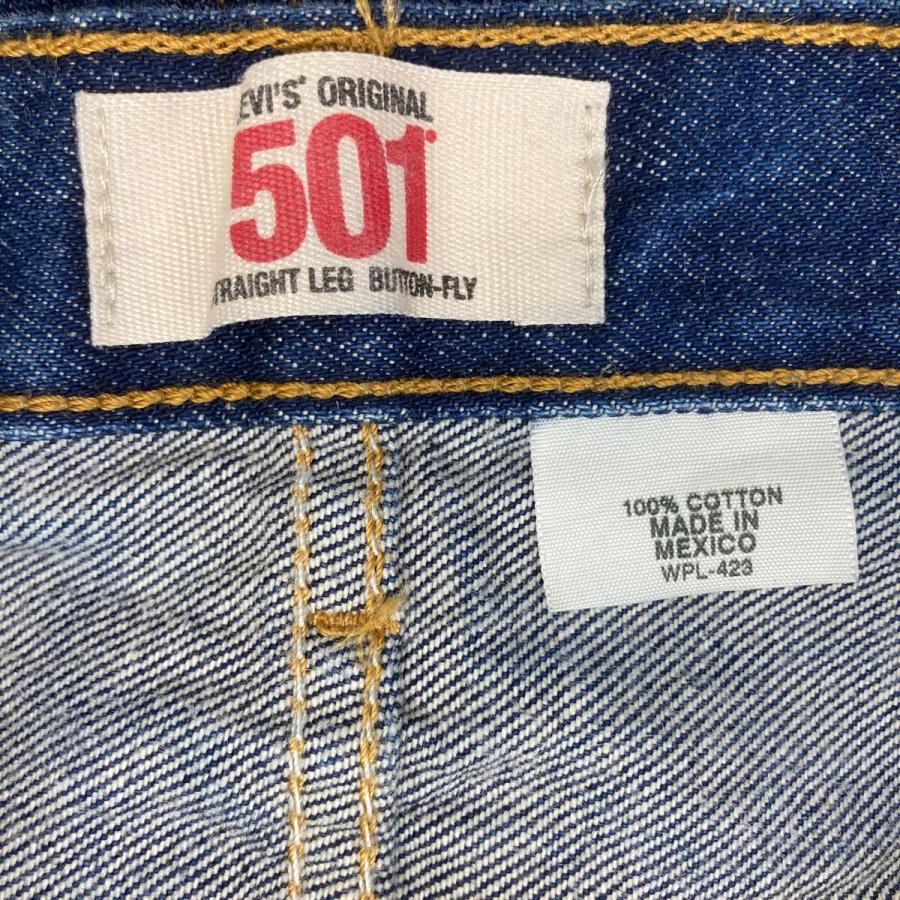 メキシコ製 Levi's 501XX デニムパンツ W34 ブルー リーバイス ボタン