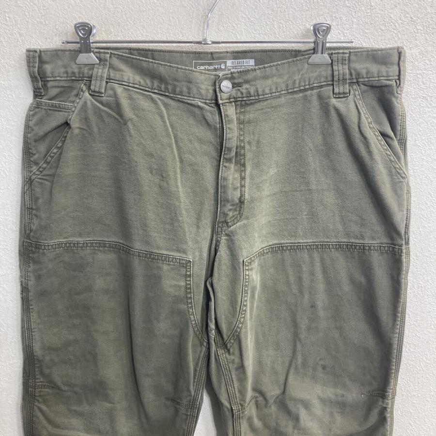 Carhartt ワークパンツ W40 カーキ カーハート ジップアップ