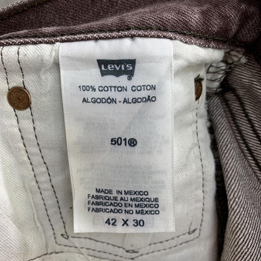 メキシコ製 Levi's 501XX デニムパンツ W42 パープル系 リーバイス