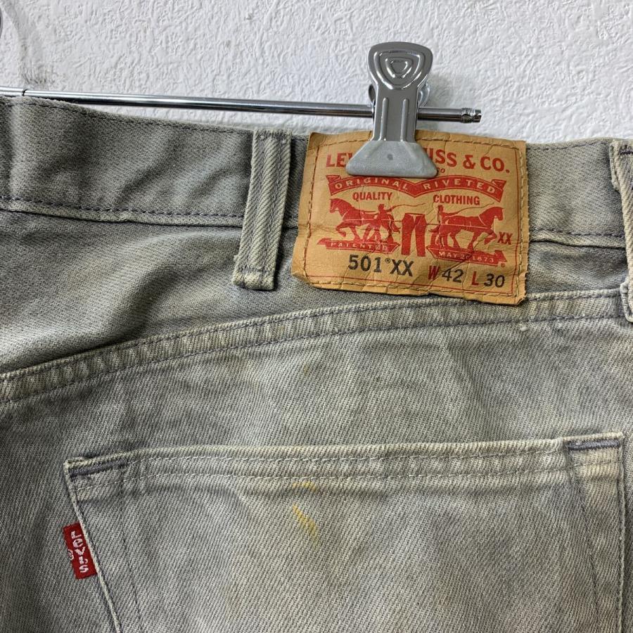 メキシコ製 Levi's 501XX デニムパンツ W42 カーキ系 リーバイス