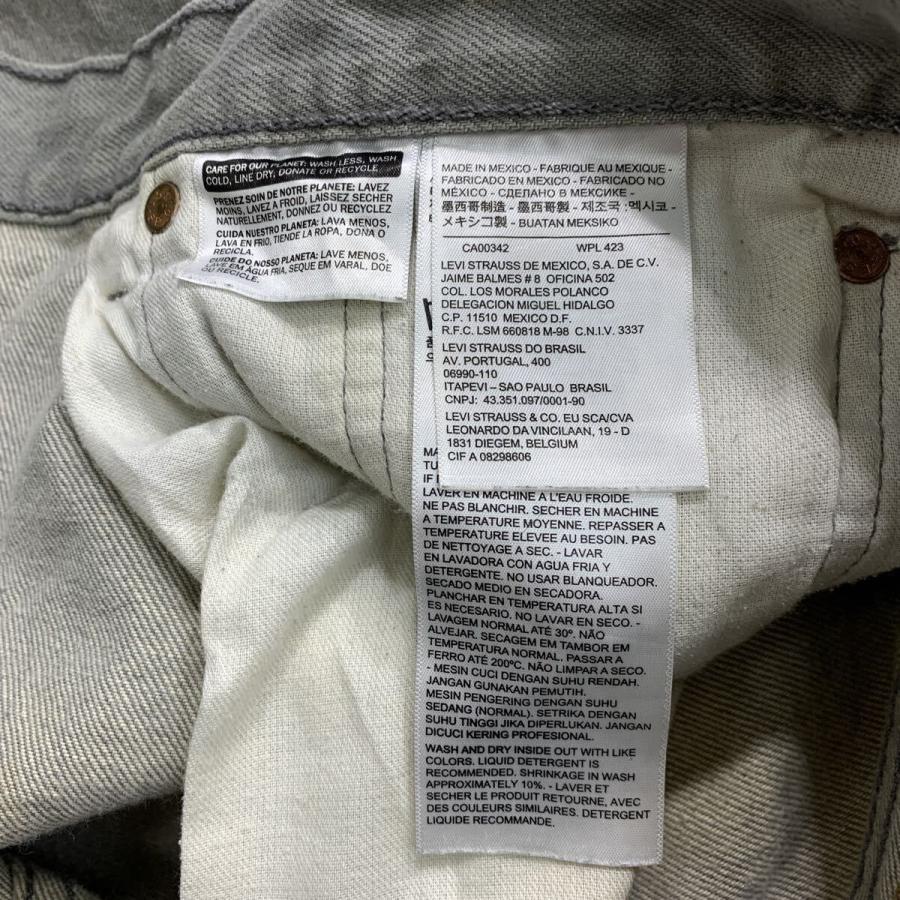 希少 00's Levi's 501XX W42 ビッグサイズ INDIGO メキシコ製 Levi's 501XX デニムパンツ W42 カーキ系 リーバイス