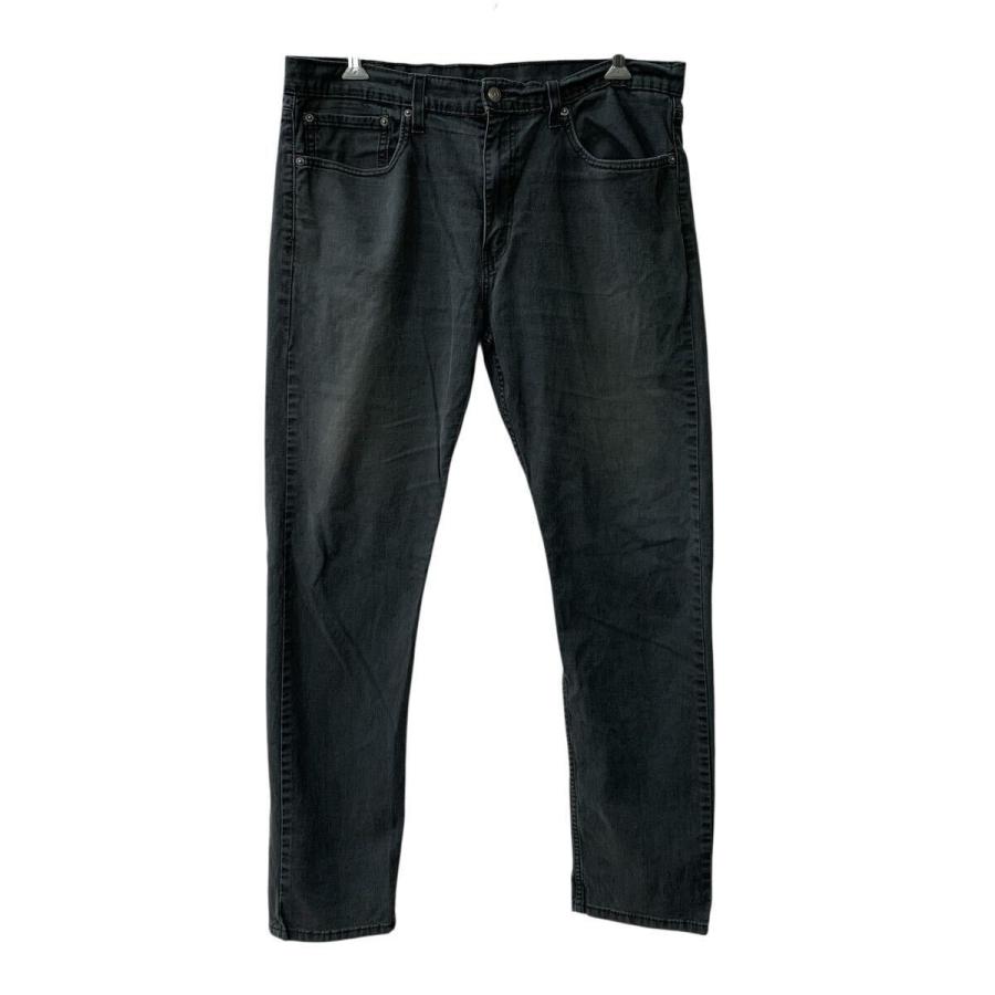 Levi's 502 デニムパンツ W36 L36 日本製 Levi's 502 デニムパンツ ブラック W36 リーバイス ジップアップ 紙