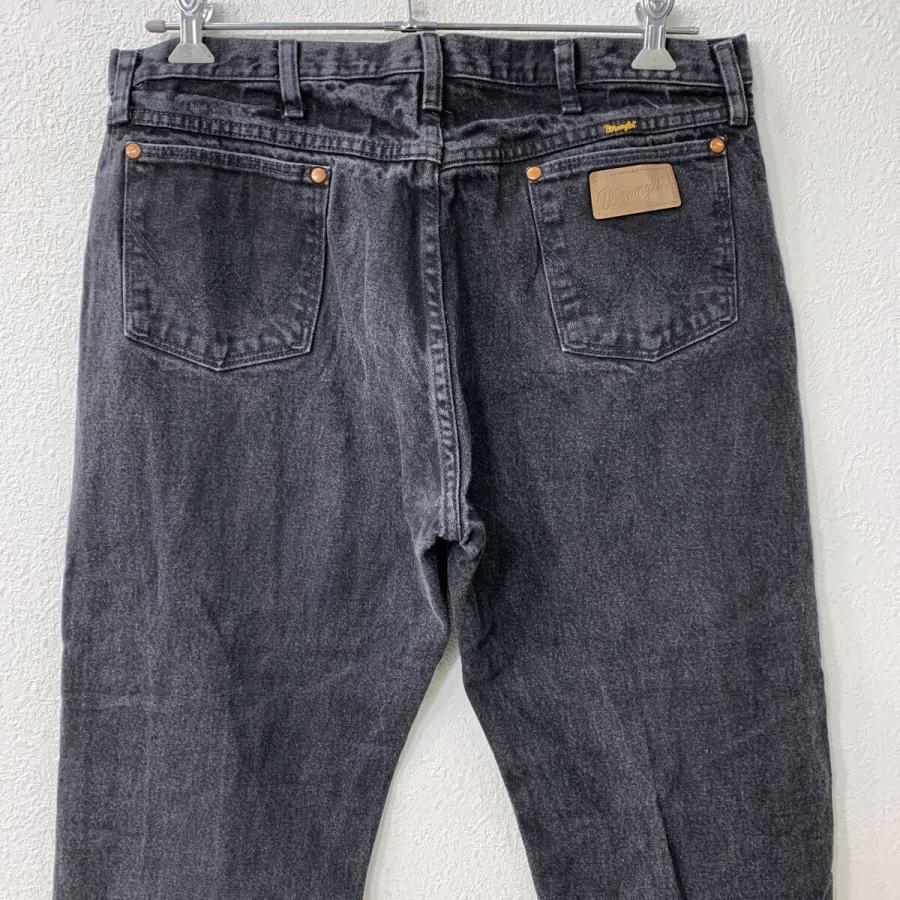 メキシコ製 Wrangler デニムパンツ W37 ブラック ラングラー ジップ