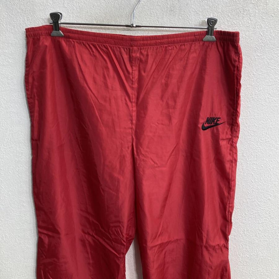 80s NIKE ナイロンパンツ XL レッド ナイキ イージーパンツ 80年代 紺
