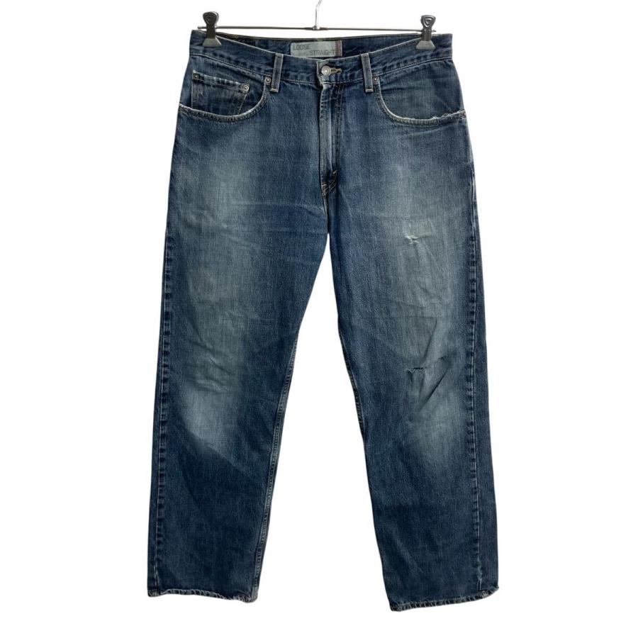 メキシコ製 Levi's 569 デニムパンツ W32 ダークブルー リーバイス