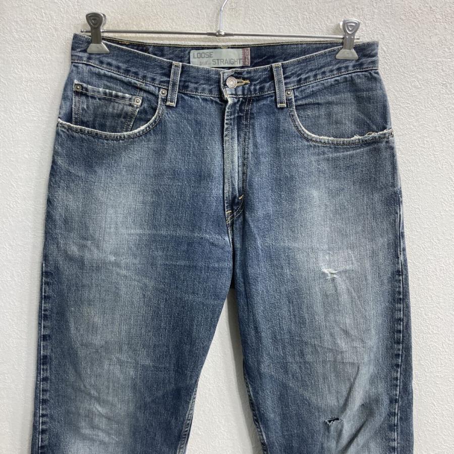 メキシコ製 Levi's 569 デニムパンツ W32 ダークブルー リーバイス