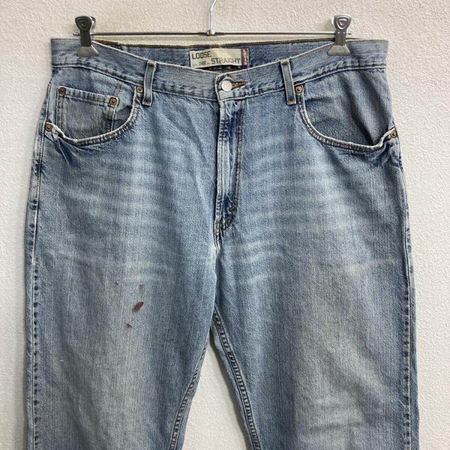 Levi's 569 デニムパンツ W36 ブルー リーバイス ジップアップ 紙