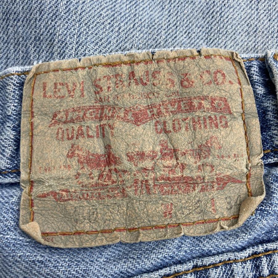Levi's 569 デニムパンツ W36 ブルー リーバイス ジップアップ 紙