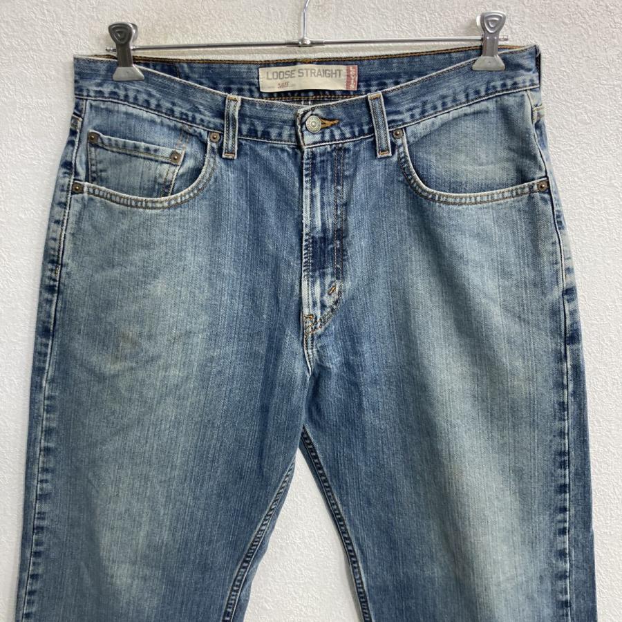 メキシコ製 Levi's 569 デニムパンツ W34 ブルー リーバイス ジップ