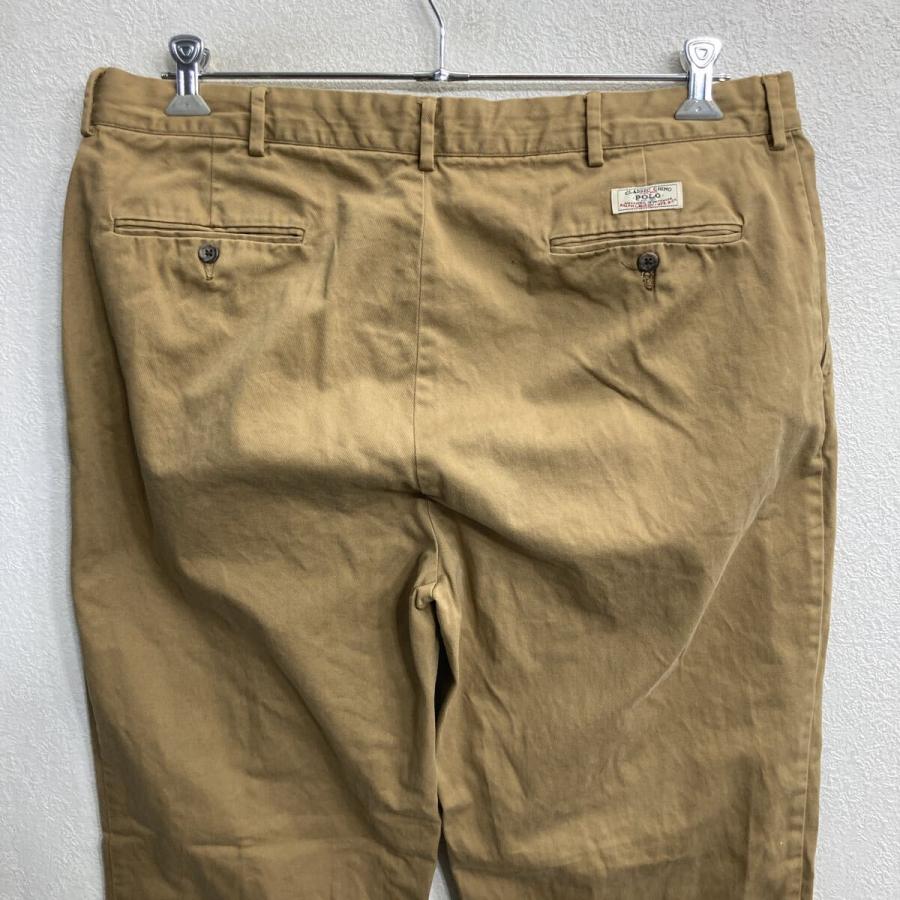 新品 90s POLO Ralph Lauren チノパンツ ポロチノ W38 90s Polo by Ralph Lauren チノパンツ W38 ブラウン ポロラルフ