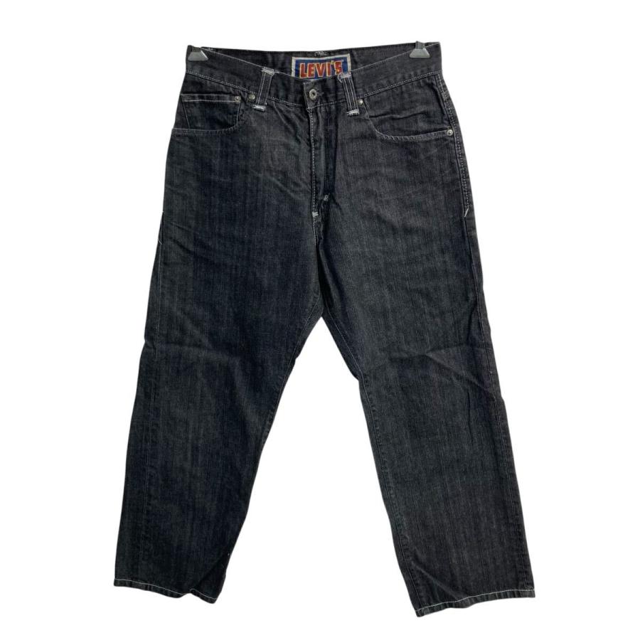 メキシコ製 Levi's 569 デニムパンツ W32 ブラック リーバイス ジップ
