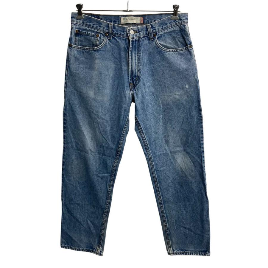 Levi's 550 デニムパンツ W34 ブルー リーバイス ジップアップ 紙