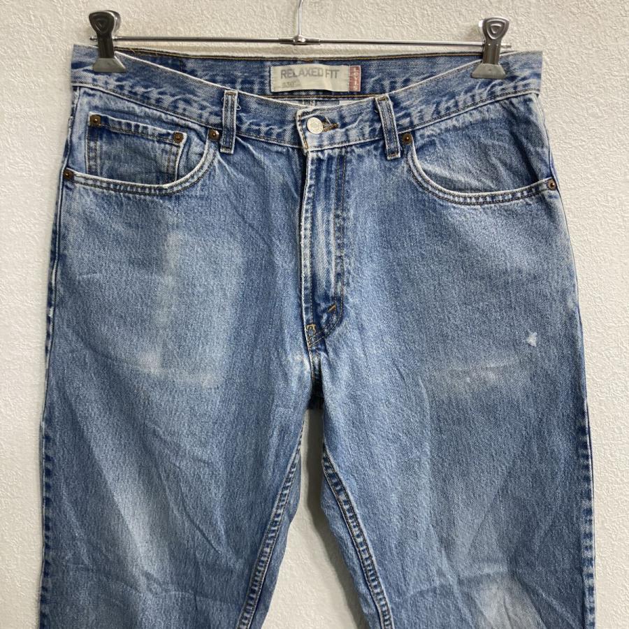 Levi's 550 デニムパンツ W34 ブルー リーバイス ジップアップ 紙