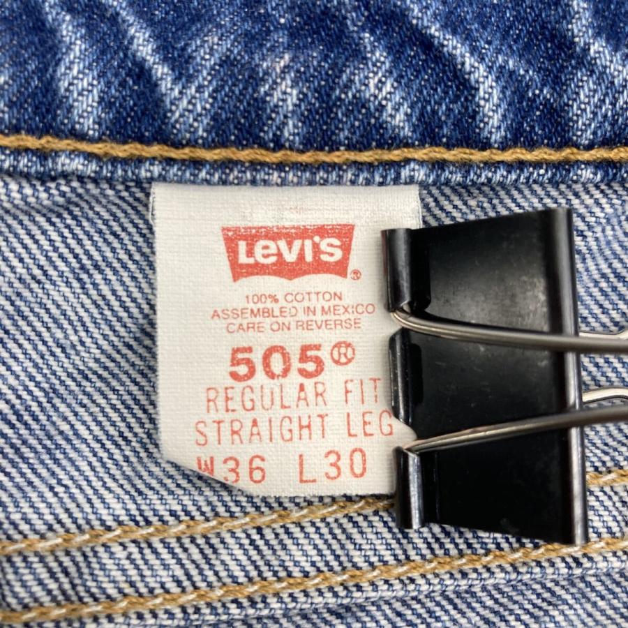90s メキシコ製 Levi's 505 デニムパンツ W36 ブルー リーバイス