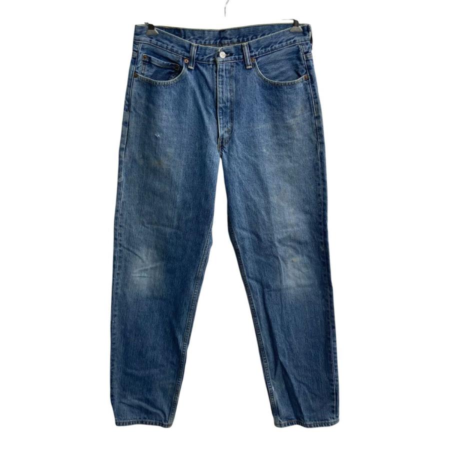 リーバイス550メキシコ製￤W34￤ルーズペイント襤褸デニム 501xx 569 メキシコ製 Levi's 550 デニムパンツ W34 ライトブルー リーバイス