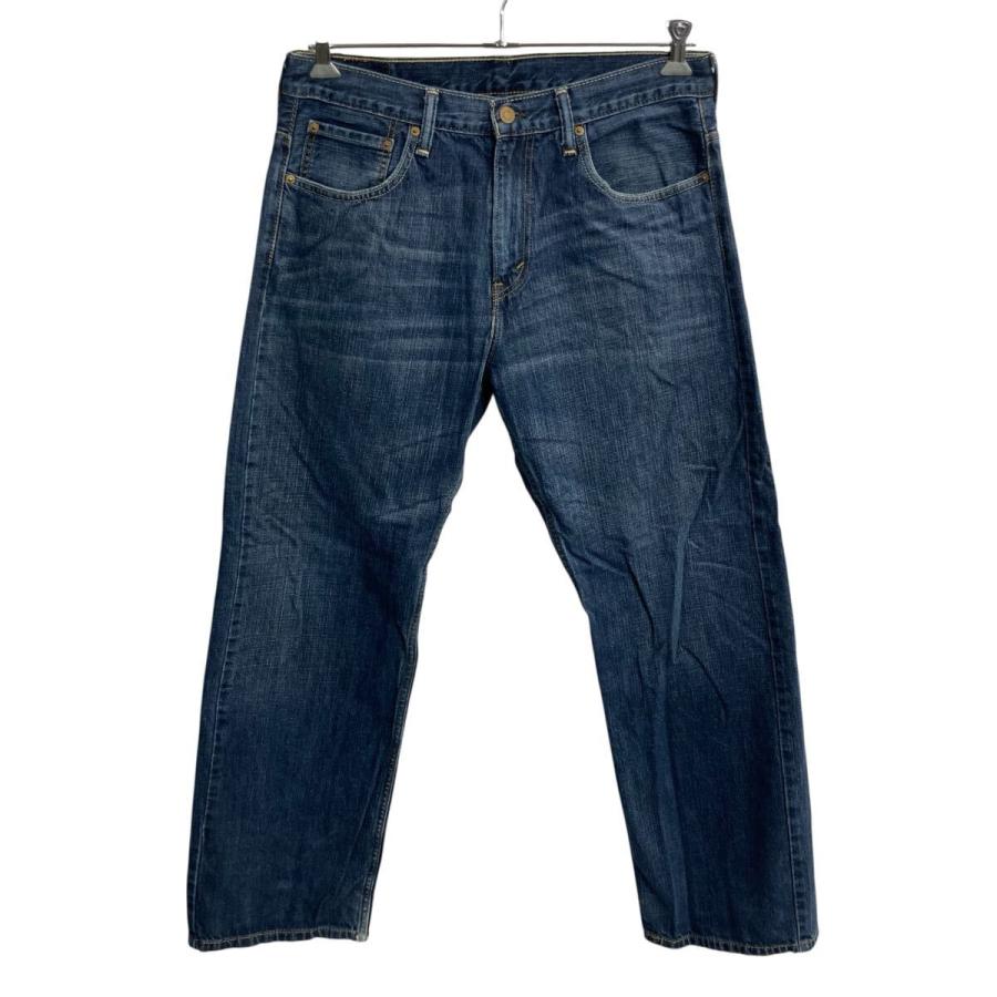 ワタページ Levi's 569 デニムパンツ W33 インディゴ リーバイス ジップアップ 紙