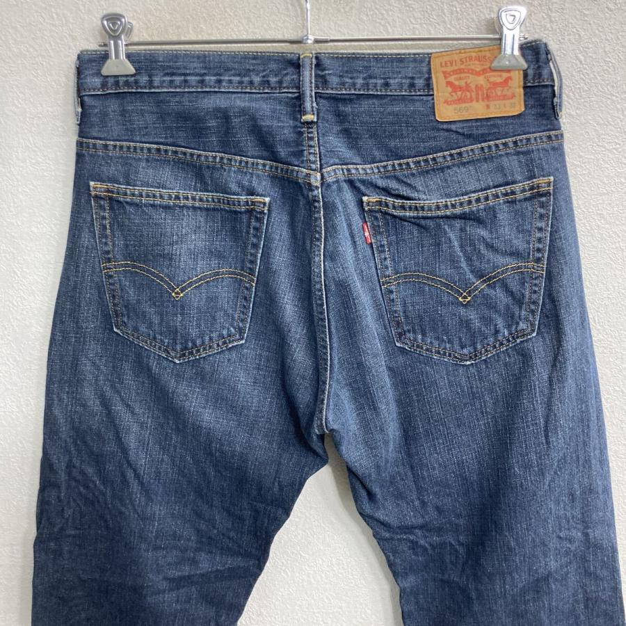 Levi's 569 デニムパンツ W33 インディゴ リーバイス ジップアップ 紙