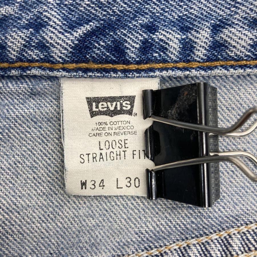 00s メキシコ製 Levi's 569 デニムパンツ W34 ブルー リーバイス