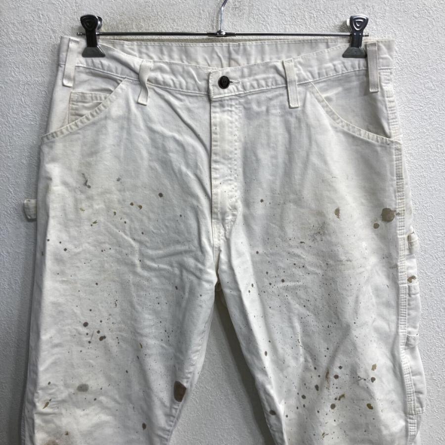 Dickies ワーク ペインターパンツ W36 ホワイト ディッキーズ ジップ