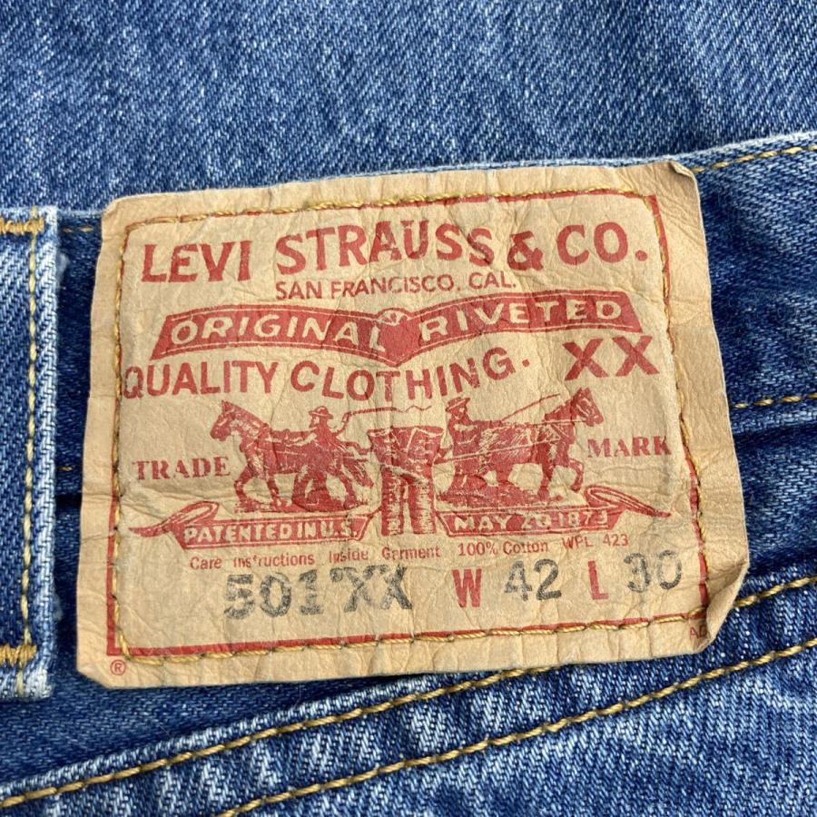 00s〜 メキシコ製 Levi's 501XX デニムパンツ W42 ブルー リーバイス