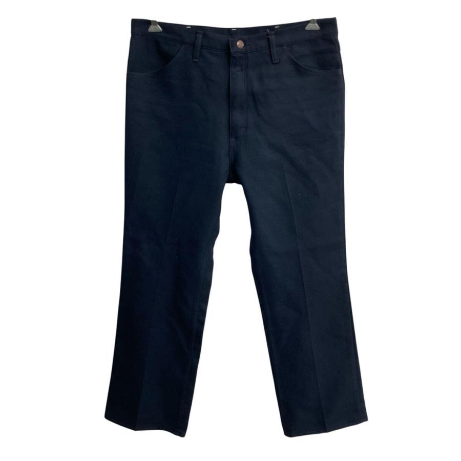 90s USA製 Wrangler ランチャー スラックスパンツ W38 ネイビー