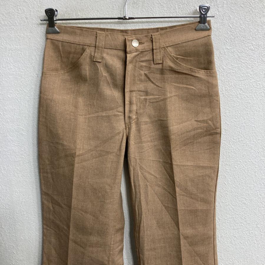 80s USA製 Wrangler ランチャー スラックスパンツ W30 ライトブラウン
