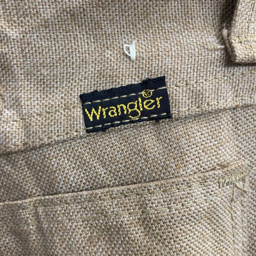 80s USA製 Wrangler ランチャー スラックスパンツ W30 ライトブラウン