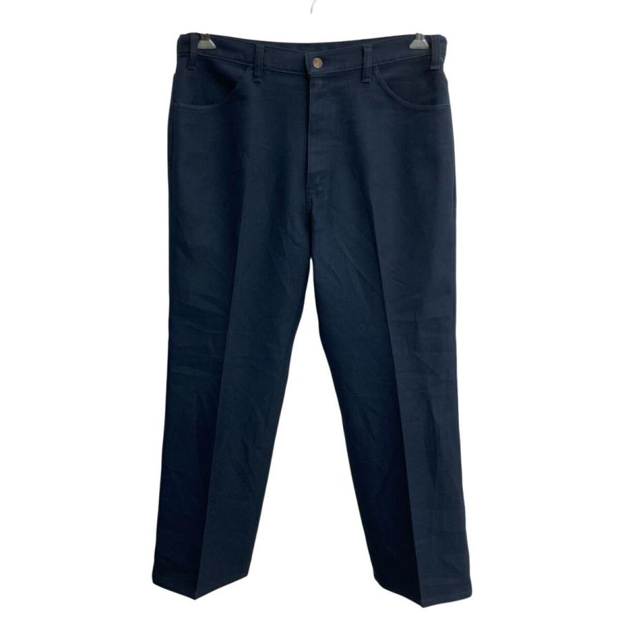 90s USA製 Levi's スタプレ スラックスパンツ W38 ネイビー リーバイス