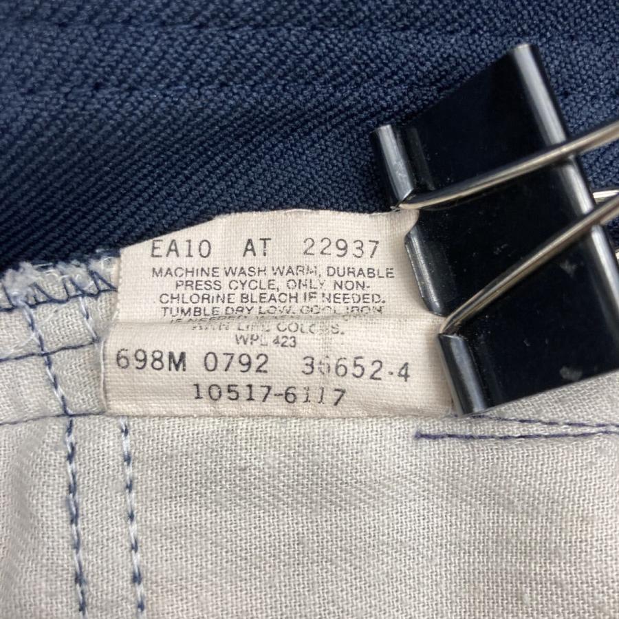 90s USA製 Levi's スタプレ スラックスパンツ W38 ネイビー リーバイス