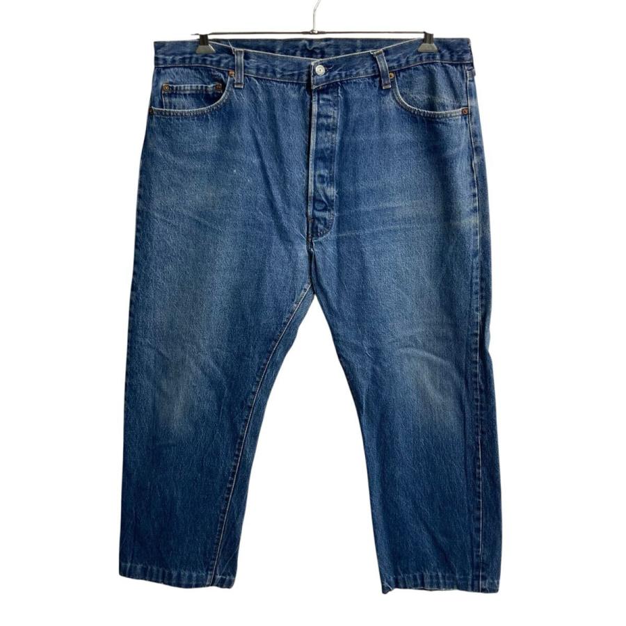 90s Levi's 501 デニムパンツ W42 ブルー リーバイス ボタンフライ