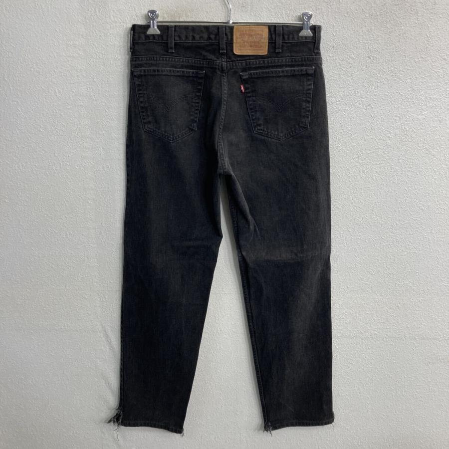 【00s カナダ製】Levi's 550 ブラックデニム 36×32 00s カナダ製 Levi's 550 デニムパンツ W36 ブラック リーバイス