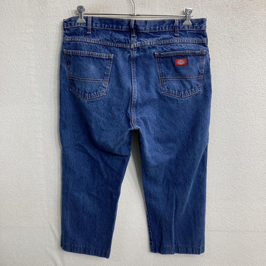 メキシコ製 Dickies クロップド デニムパンツ W40 ブルー ディッキーズ 