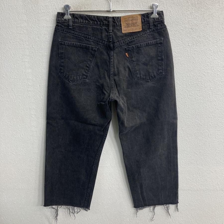 90s メキシコ製 Levi's 550 デニムパンツ W36 ブラック リーバイス