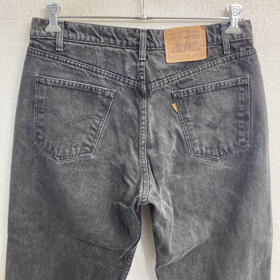 90s メキシコ製 Levi's 550 デニムパンツ W36 ブラック リーバイス