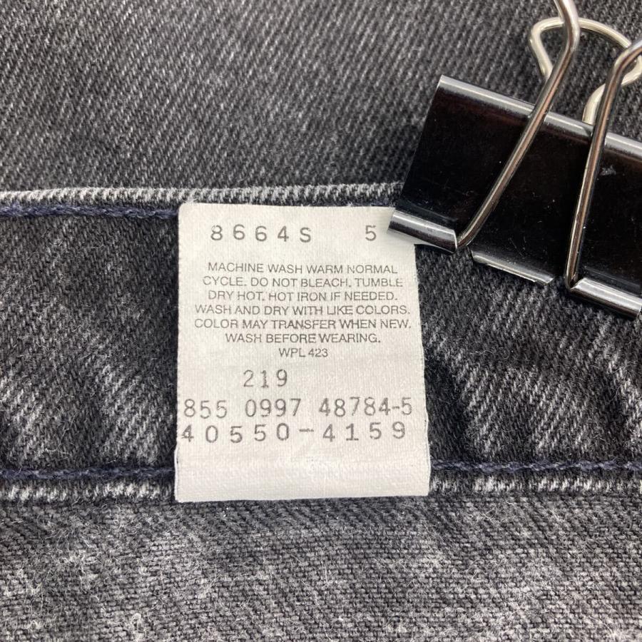 90s メキシコ製 Levi's 550 デニムパンツ W36 ブラック リーバイス
