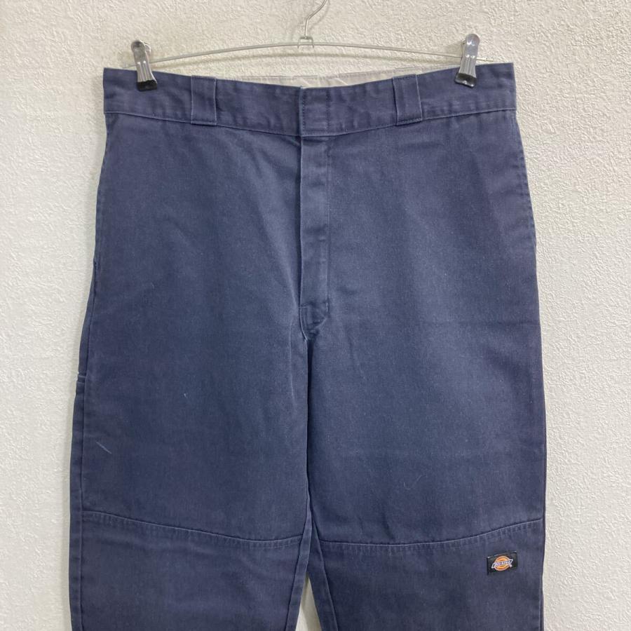Dickies ワークパンツ W34 ネイビー ディッキーズ ジップアップ