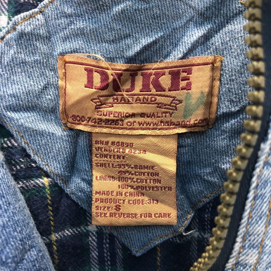 DUKE ジップアップ デニムジャケット Sサイズ ジージャン 古着卸 
