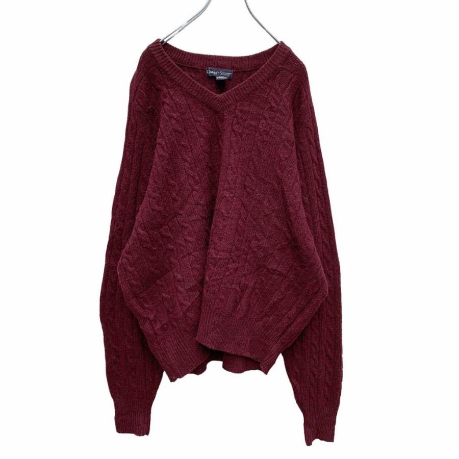 【美品】Song for the mute セーター コットン レッド ボルドー Adidas x Song For The Mute 'ADI006' プルオーバー | レッド