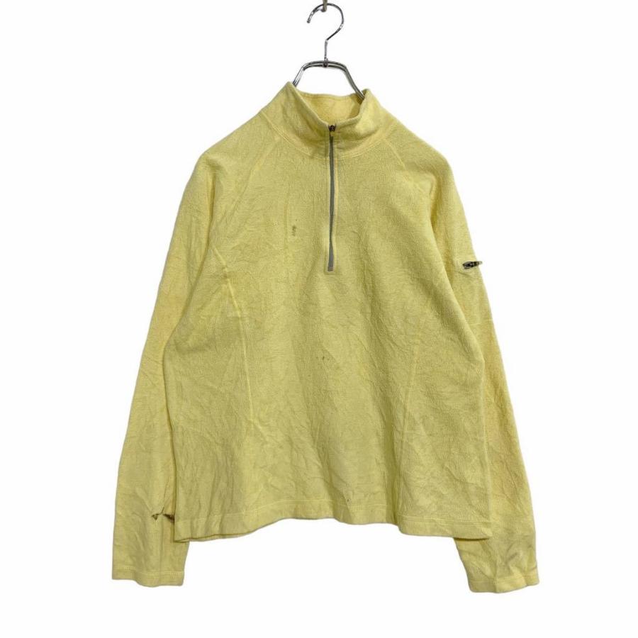 L.L.Bean ハーフジップ フリース プルオーバー ウィメンズ S イエロー 