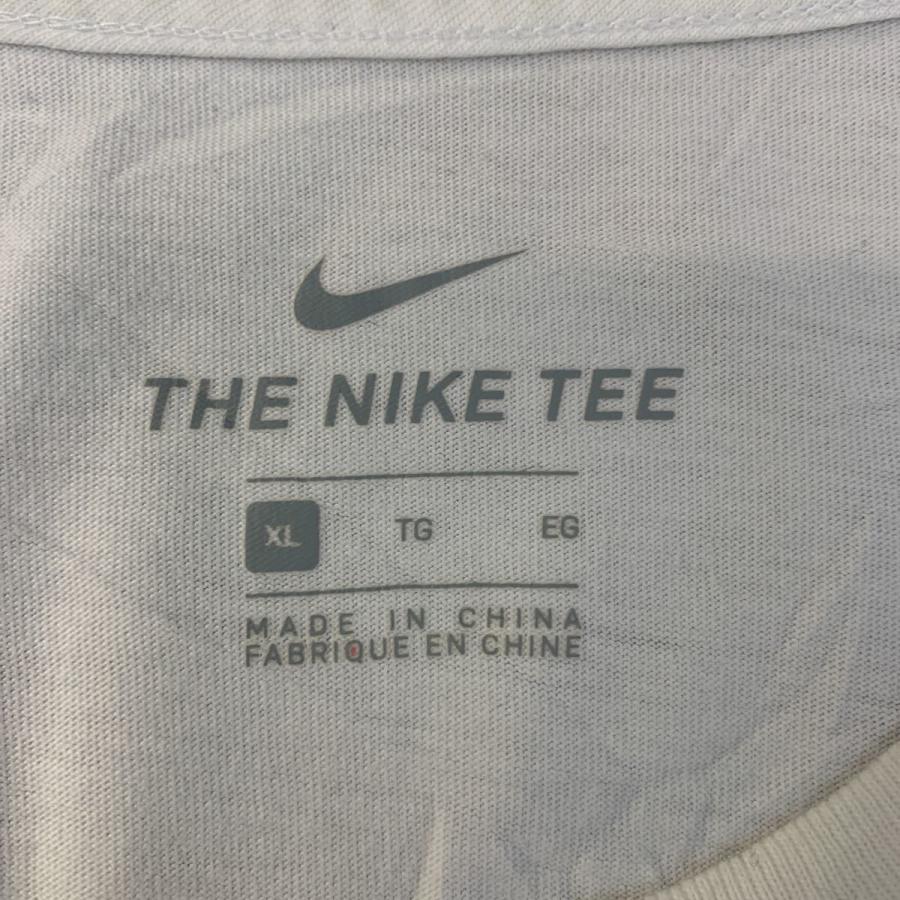 NIKE 長袖 ロゴ Tシャツ XL ホワイト ナイキ just do it 刺繍 ビッグ