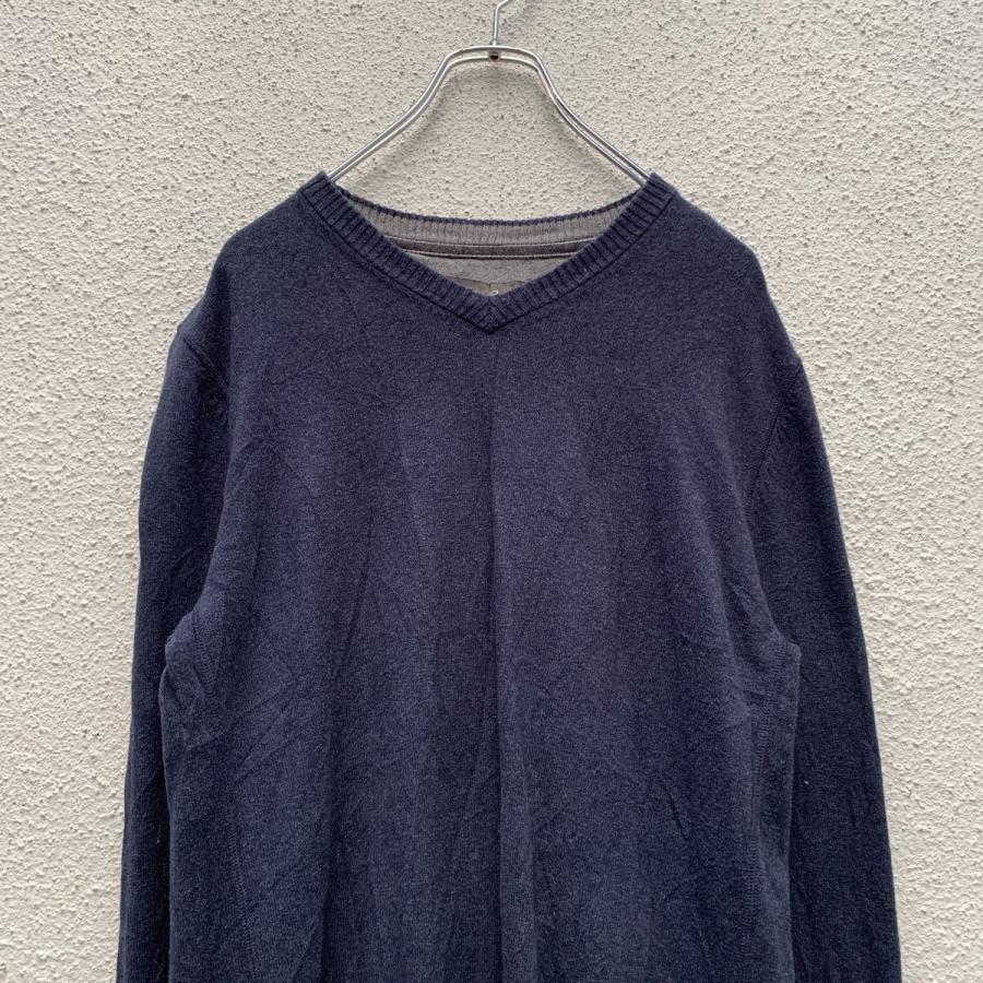 EDDIE BAUER コットンニット Sサイズ エディバウアー メリノウールMIX