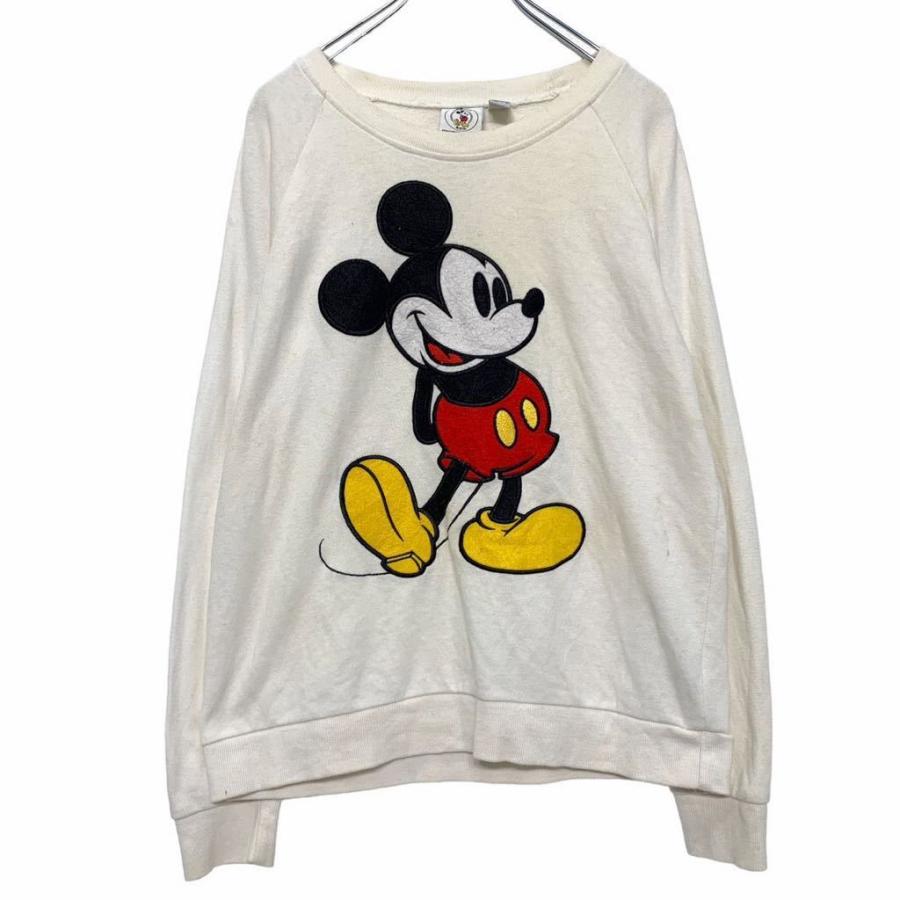 Forever21 キャラクター スウェット トレーナー S ホワイト
