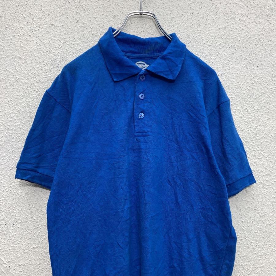 Dickies 半袖 ポロシャツ S ブルー ディッキーズ ワーク ストリート 古着卸 アメリカ仕入 a506-5789｜voxtrading9｜02