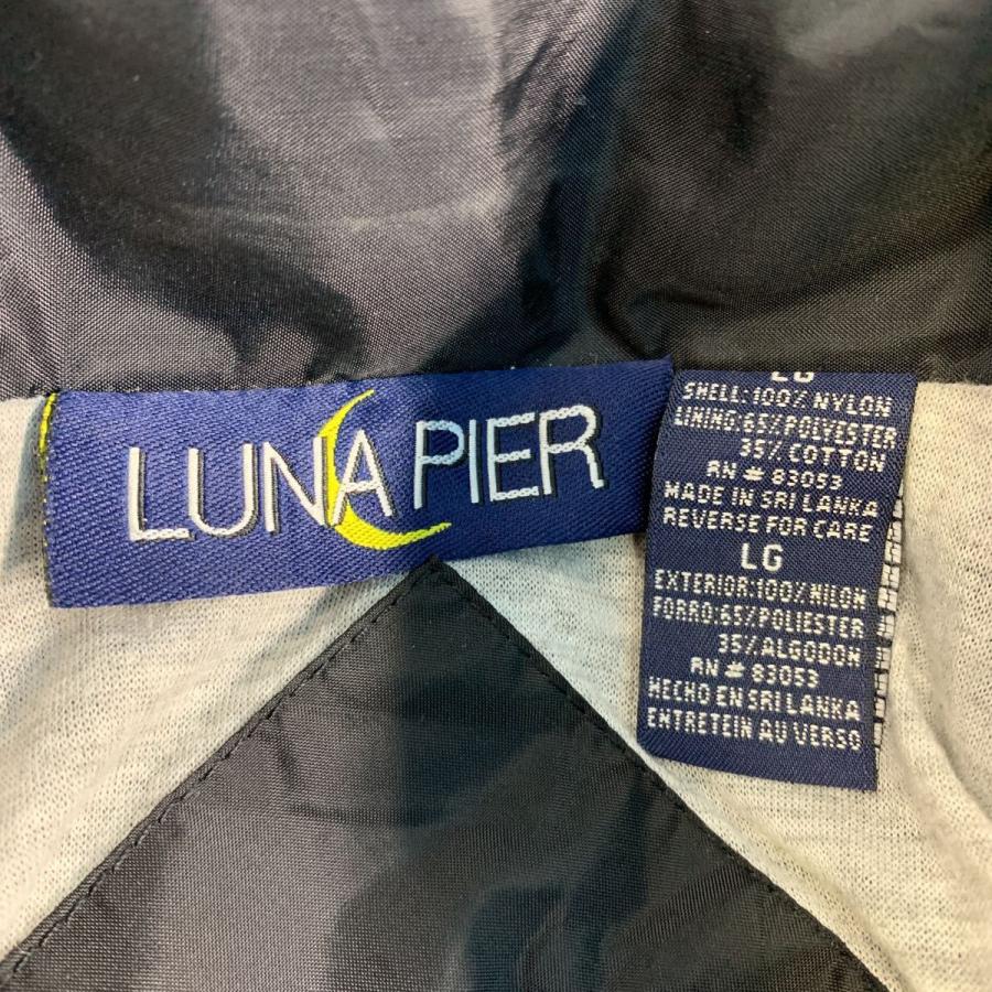 LUNA PIER コーチジャケット L ブラック ロゴ ルナピアー 古着卸