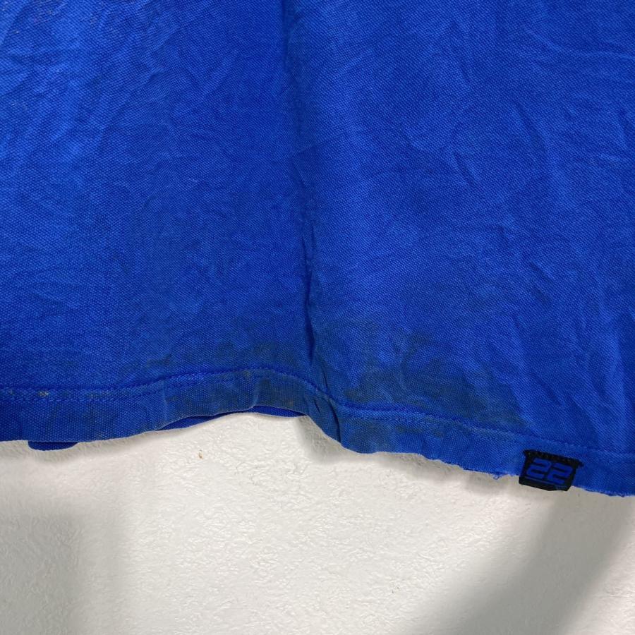 Dickies 半袖 ポロシャツ 1XL ブルー グレー ディッキーズ ビッグサイズ ロゴ 古着卸 アメリカ仕入 a506-6515｜voxtrading9｜04