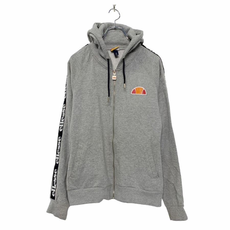 ellesse プリント スウェットパーカー ウィメンズ XL エレッセ ジップ 