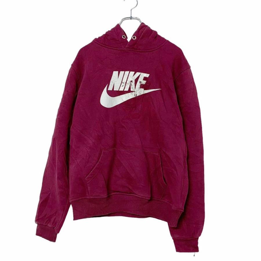 NIKE ロゴ プリント スウェット プルプルオーバー パーカー フーディ 
